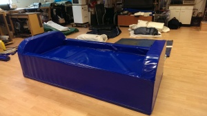 bed bank, helemaal polyether schuim